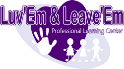 Luv' Em & Leave' Em Professional Learning Center Logo